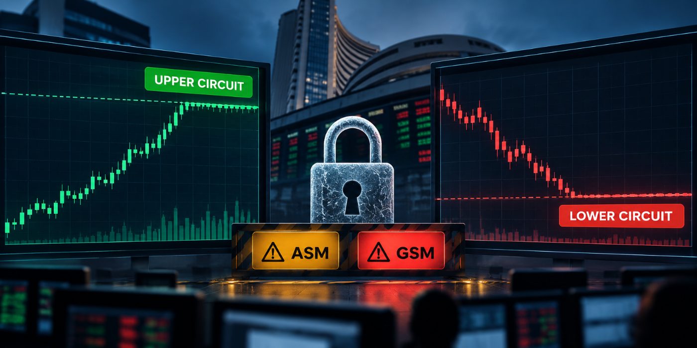 circuit limits, upper circuit, lower circuit, ASM, GSM, surveillance, liquidity