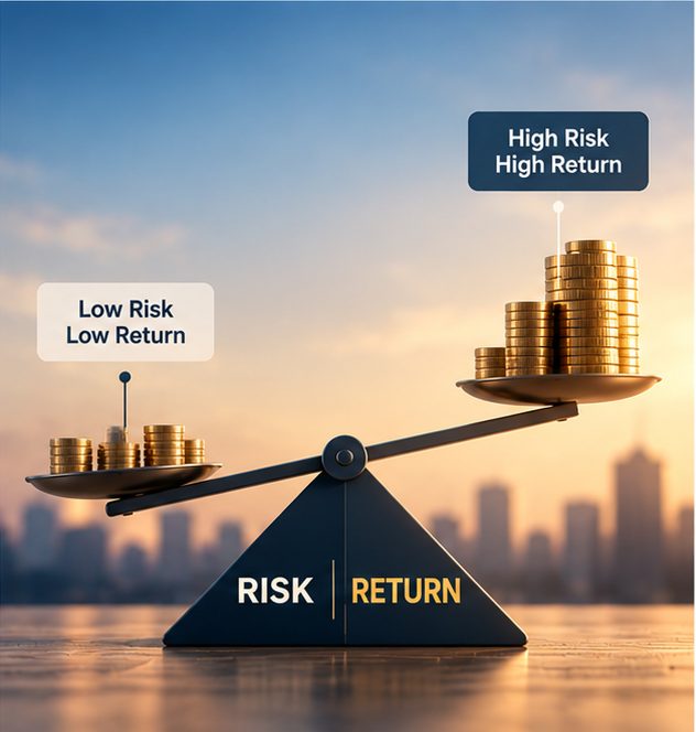 compounding, risk and return, long-term investing, beginners, rule of 72